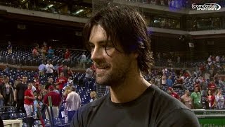 NYM@PHI: Hamels on win over Mets, Harvey