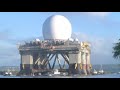 us navy sbx 1 sea based x band aesa radar entering pearl harbour 480p