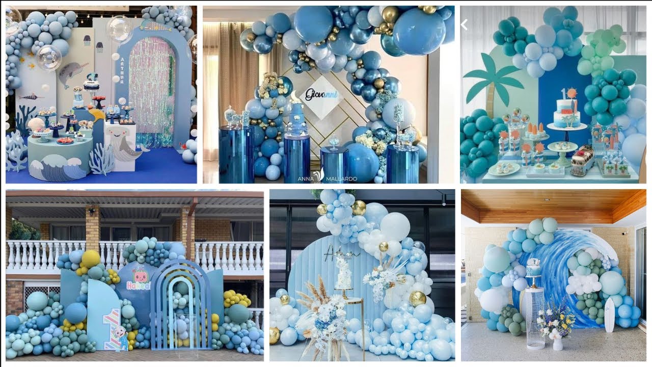 Best Blue Theme Birthday Decoration Ideas Blue Theme Birthday