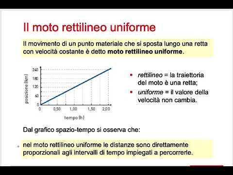 Moto Rettilineo Uniforme - YouTube