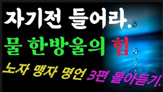 불행뒤에 숨겨진 하늘의 계획을 이해하라|내 인생을 바꾸어줄 5가지 말의힘|물 한방울이 바위를 뚫는다|노자|맹자|옛성인들의 지혜|철학 |오디오|빛나는 지혜