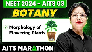 Complete BOTANY in 1 Shot | NEET 2024 | Part 1 | Class 11th NEET | AITS Marathon