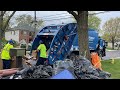 Republic Services LR McNeilus Rear Loader Garbage Truck at Bulk Cleanup