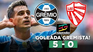 GRÊMIO GOLEIA O SÃO LUIZ NA ARENA PELO GAUCHÃO E SEGUE SEM SER VAZADO! GRÊMIO 5 x 0 SÃO LUIZ