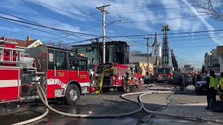 Bridgeport fire damages three-story home on Grand Street