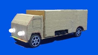 How to Make a Battery Powered Electric Truck with LED Headlight