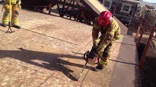 Vertical Ventilation - Inspection Cut
