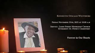 In Loving Memory - Kenneth Weithers Obituary