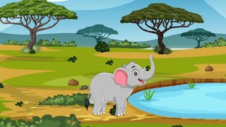 एक मोटा हाथी |  Ek Mota Hathi  |  Hindi Rhymes for kids1080P HD. |  #Ekmotahathi | children song  |