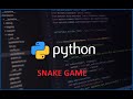 SNAKE GAME IN PYTHON |with FULL SOURCE CODE|