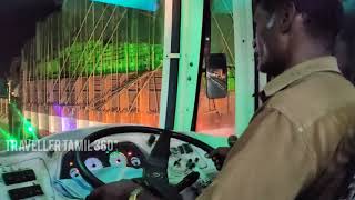 TNSTC Bus Night Time Overtakes Videos | Traveller Tamil 360 | Vellore to Chennai Bus