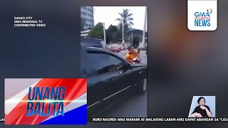 Traffic enforcer, muntik masagasaan ng sinita niyang driver | Unang Hirit