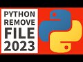 Python Programming - Remove TXT File 2023