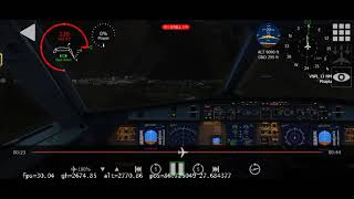 空客320夜間手動目視降落在Lukla （Airbus 320 Night Manual Visual Landing in Lukla）