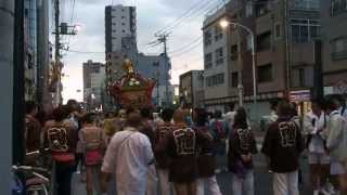 南千住　素盞雄（すさのお）神社　天王祭２０１５　宮元　志茂　町内神輿渡御　神輿振り　その１３　２０１５．６．６