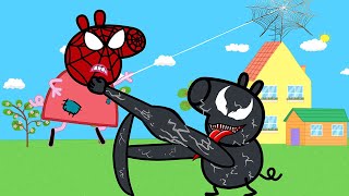 Peppa Spider Pig. Cartoon parody. | Peppa Pig Funny Animation