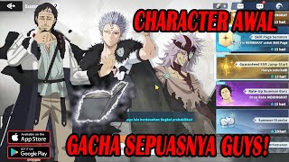 🍀🍀GACHA AWAL UNTUK DAPATKAN LOTUS, MARS ATAU RADES SPIRITO - BLACK CLOVER MOBILE