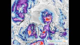 Strong winds and waves batter Arctic sea ice