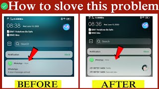 How to Hide & Unhide Notification on WhatsApp | Notification Probelm Solved 101℅ live proof