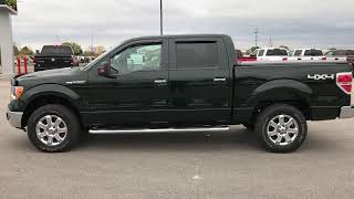 2014 FORD F150 SUPERCREW XLT 5.0L V8 GREEN GEM METALLIC WALKAROUND $27,999 SOLD! 9190A