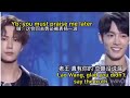 engsub dd wang yibo awkward moment with gg xiao zhan😅 the untamed concert