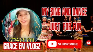 MY SING AND DANCE SHOWDOWN |GRACE EM VLOGZ