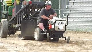 Rob rides it out at the Bullskin Fairgrounds garden tractor pull #shorts