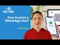 How to Print WhatsApp Conversations to PDF (Android and iOS) with SaveTheProof.com