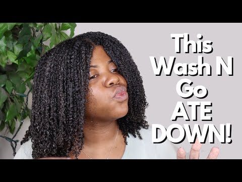 This Wash N Go combo ate!!!!! Type 4 Natural
