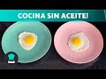 Cómo hacer HUEVOS FRITOS SIN ACEITE 🍳 ¡Perfectos y Saludables!