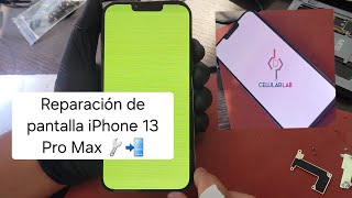 Reparación de pantalla iPhone 13 Pro Max 📲💥 mi iphone 13 pro max se puso verde la pantalla