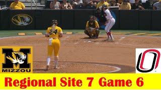 Omaha vs #7 Missouri Softball Highlights, 2024 NCAA Regional Site 7 Game 6