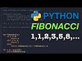 How To Code Fibonacci Sequence In Python Using Recursion | Python for Beginners Tutorials