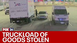 Truck with tens of thousands of dollars of home goods stolen from Houston area