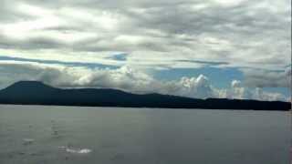 Boat ride from the island Upolu to the island Savaii