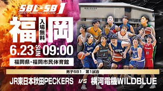 【SB1】JR東日本秋田PECKERS vs 横河電機WILDBLUE〔2024SBL-SB1 | 6月23日〕福岡ラウンド