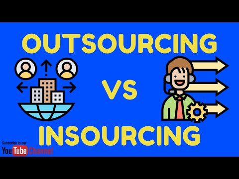 What is difference between sourcing and outsourcing?