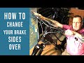 HOW TO change your bike brake side over. Step by Step swapping your front brake from left to right.