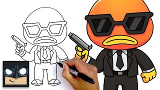 How To Draw Contract Giller | Fortnite | Draw #withme