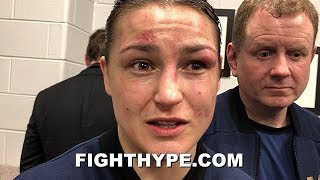 KATIE TAYLOR PUTS BRAEKHUS & SERRANO ON NOTICE; SAYS UNDERESTIMATED STRENGTH PROVEN IN VOLANTE WIN