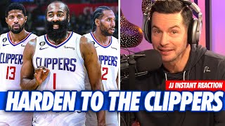 JAMES HARDEN TO THE CLIPPERS 🚨 | JJ Redick Full Trade Reaction