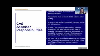 CAS Assessor Training 1: Introduction to CAS | May 5, 2026