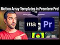 How to Use Motion Array Templates in Premiere Pro (Step-by-Step)