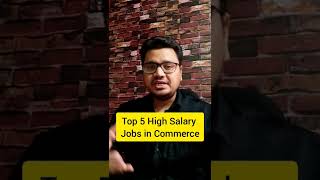 Top 5 High Paying Jobs After 12th Commerce | #shorts