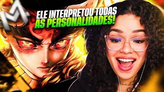 REACT M4RKIM | Hantengu (Kimetsu no Yaiba) - Lua Superior Quatro