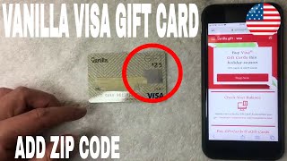 ✅ How To Add Register Zip Code To Vanilla Visa Gift Card 🔴
