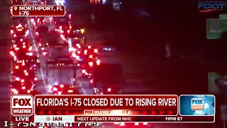 Florida I-75 Closure Due To Rising River