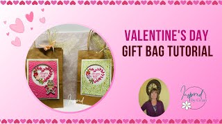 Decorating a Gift Bag for Valentine's Day