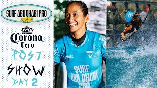 Surf Abu Dhabi Pro Finals Day draw forged from dominant performances I Corona Cero Post Show Day 2