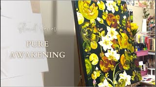 Pure Awakening | Floral Oil Painting